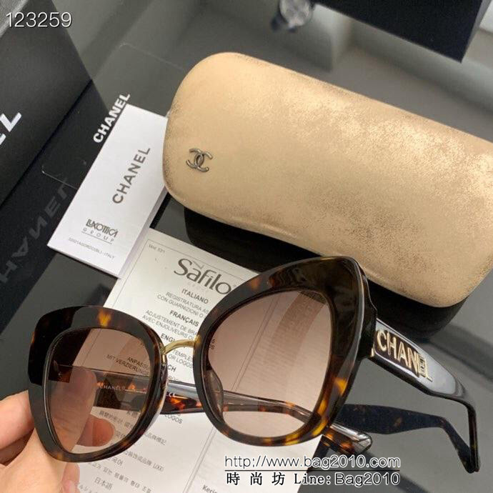 CHANEL香奈兒 19年開春新款 潮流爆款 時尚圓框太陽鏡 高品質 網紅潮款墨鏡  lly1352